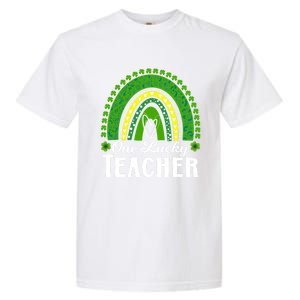 Cute St Patrick’s Teacher 1 Lucky Teacher St Patrick’s Day Gift Garment-Dyed Heavyweight T-Shirt