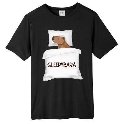 Capybara Sleep Pajamas Nightgown Sleepybara Rodents Tall Fusion ChromaSoft Performance T-Shirt