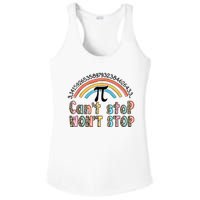 Can't Stop Pi Won't Stop Leopard Pi Day Math Lover Ladies PosiCharge Competitor Racerback Tank