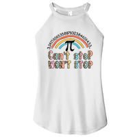 Can't Stop Pi Won't Stop Leopard Pi Day Math Lover Women's Perfect Tri Rocker Tank