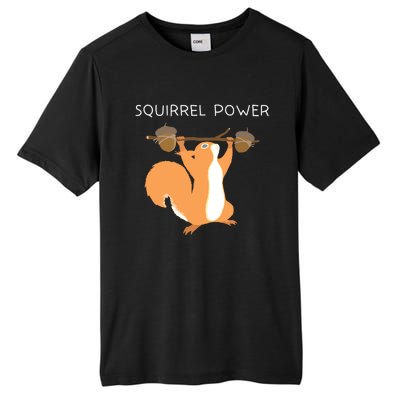 Cute Squirrel Power Tall Fusion ChromaSoft Performance T-Shirt