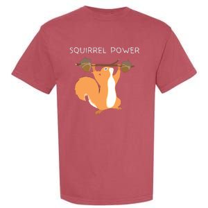 Cute Squirrel Power Garment-Dyed Heavyweight T-Shirt