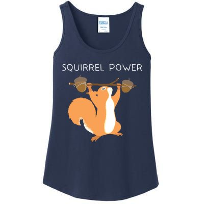 Cute Squirrel Power Ladies Essential Tank