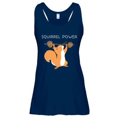 Cute Squirrel Power Ladies Essential Flowy Tank