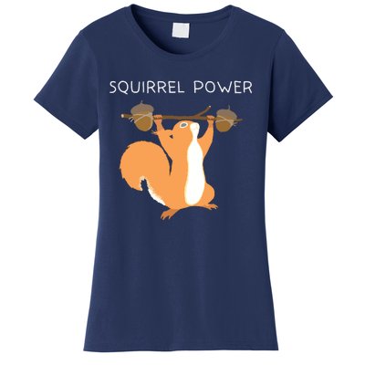 Cute Squirrel Power Women's T-Shirt