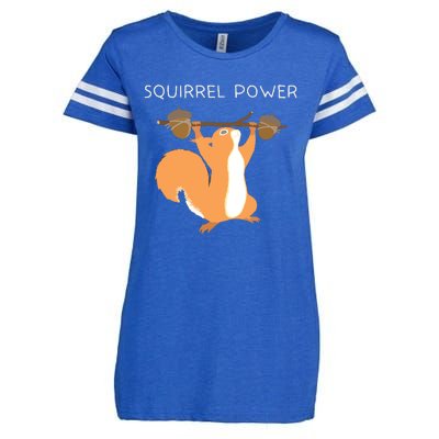 Cute Squirrel Power Enza Ladies Jersey Football T-Shirt