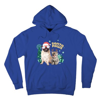 Christmas Santa Paws Gift Hoodie