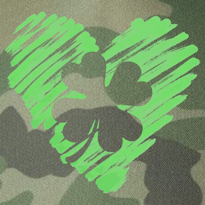 Cute St Patrick's Day Scribble Shamrock Heart Legacy Tie Dye Trucker Hat