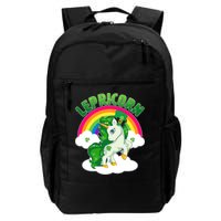 Cute St Patricks Day Rainbow Lepricorn Unicorn Leprechaun Backpack