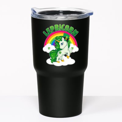 Cute St Patricks Day Rainbow Lepricorn Unicorn Leprechaun Tumbler