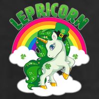 Cute St Patricks Day Rainbow Lepricorn Unicorn Leprechaun Hat