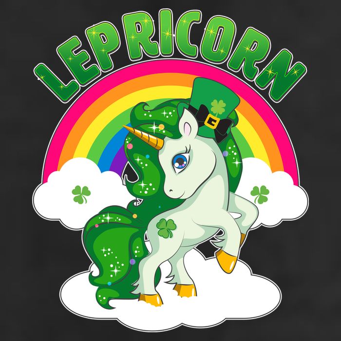 Cute St Patricks Day Rainbow Lepricorn Unicorn Leprechaun Hat