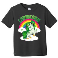 Cute St Patricks Day Rainbow Lepricorn Unicorn Leprechaun Toddler T-Shirt