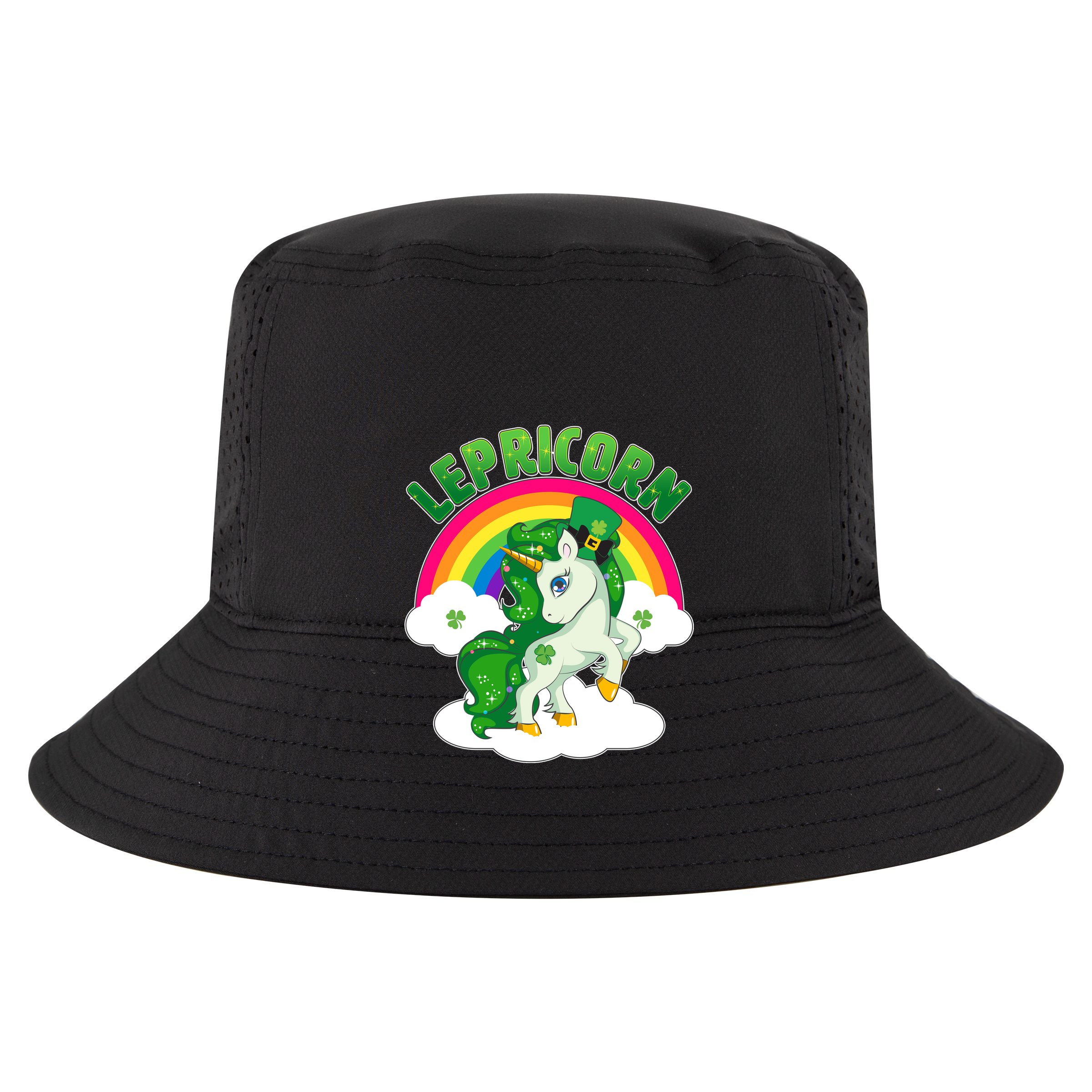 Cute St Patricks Day Rainbow Lepricorn Unicorn Leprechaun Kids Hoodie