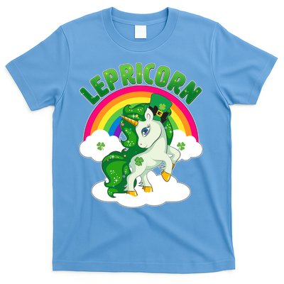 Cute St Patricks Day Rainbow Lepricorn Unicorn Leprechaun T-Shirt