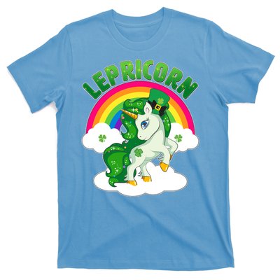 Cute St Patricks Day Rainbow Lepricorn Unicorn Leprechaun T-Shirt