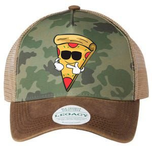 Cool Sunglasses Pizza Gift Legacy Tie Dye Trucker Hat