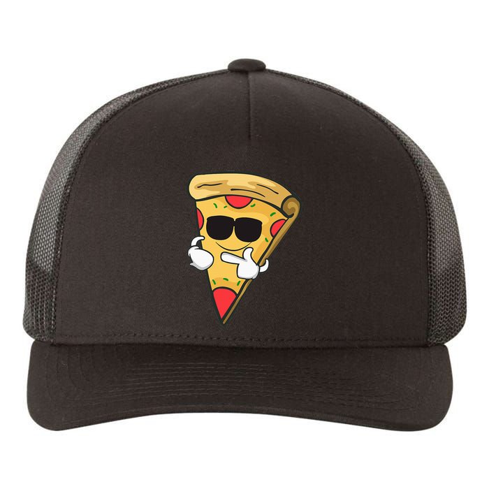 Cool Sunglasses Pizza Gift Yupoong Adult 5-Panel Trucker Hat