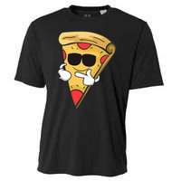 Cool Sunglasses Pizza Gift Cooling Performance Crew T-Shirt