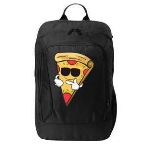 Cool Sunglasses Pizza Gift City Backpack