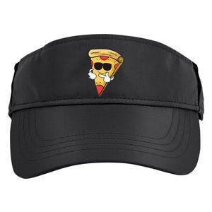 Cool Sunglasses Pizza Gift Adult Drive Performance Visor