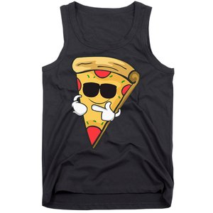 Cool Sunglasses Pizza Gift Tank Top