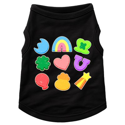 Cute St Patricks Day Marshmallow Shapes Doggie Tank