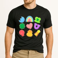 Cute St Patricks Day Marshmallow Shapes Performance Shirt