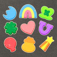 Cute St Patricks Day Marshmallow Shapes Cotton Canvas Backpack