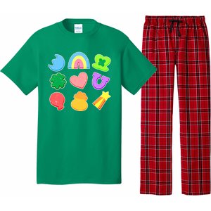 Cute St Patricks Day Marshmallow Shapes Pajama Set