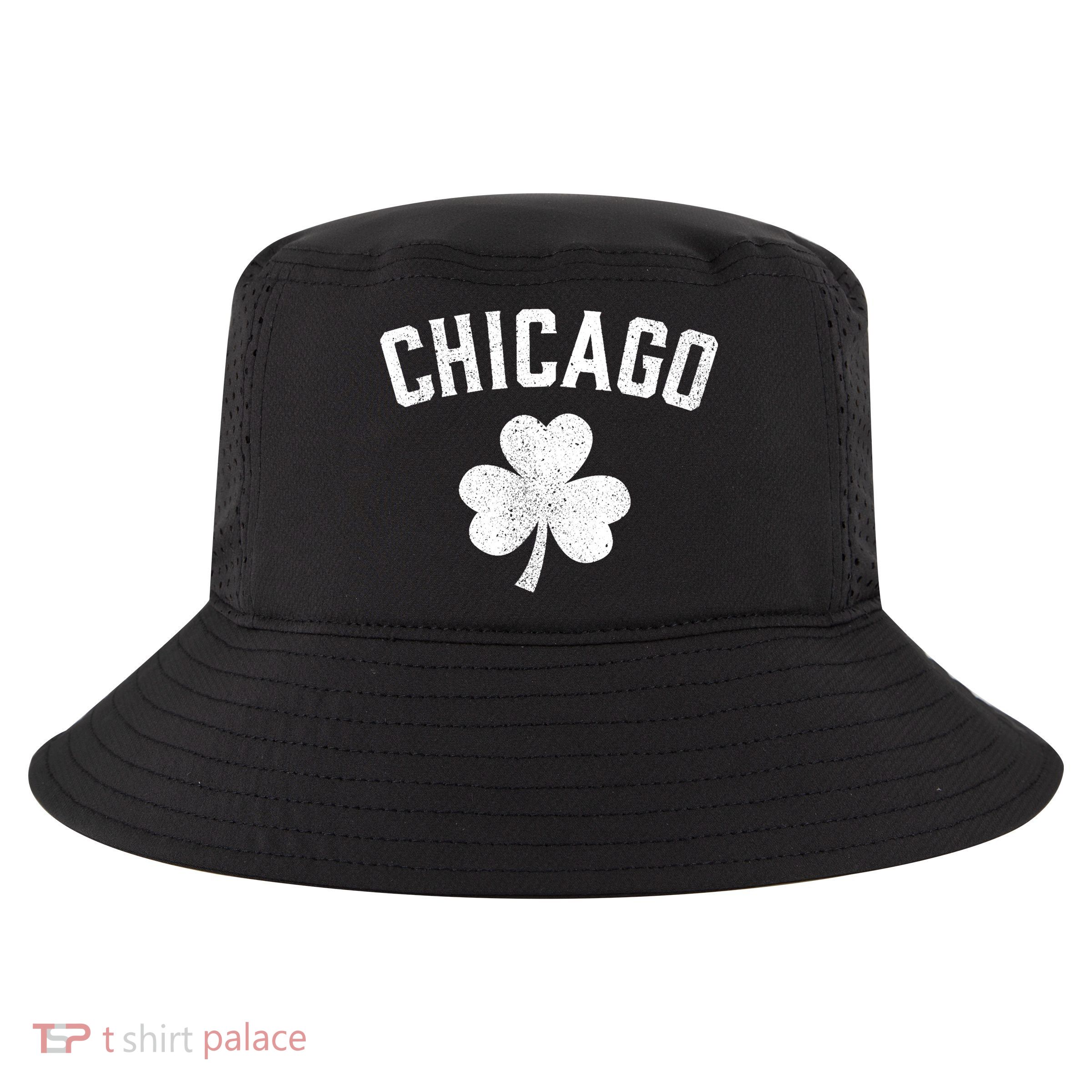 Chicago, St Patrick's Day Patty's Day Shamrock Tee Cool Comfort Performance Bucket Hat