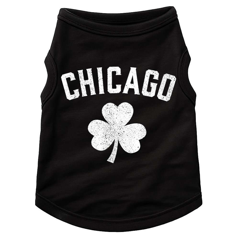 Chicago, St Patrick's Day Patty's Day Shamrock Tee Doggie Tank