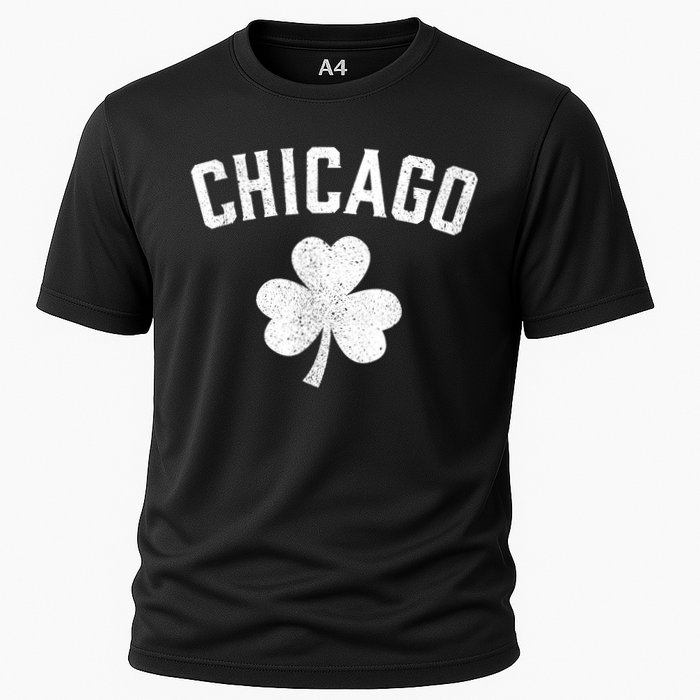 Chicago, St Patrick's Day Patty's Day Shamrock Tee Cooling Performance Crew T-Shirt