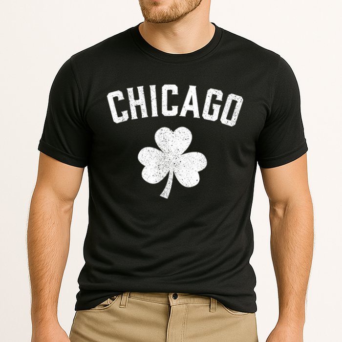 Chicago, St Patrick's Day Patty's Day Shamrock Tee Cooling Performance Crew T-Shirt