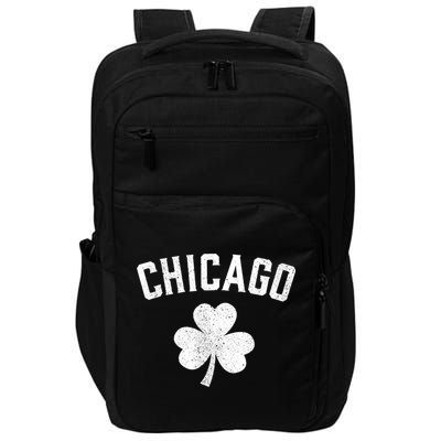Chicago, St Patrick's Day Patty's Day Shamrock Tee Impact Tech Backpack
