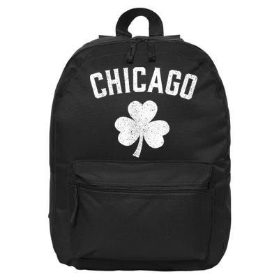 Chicago, St Patrick's Day Patty's Day Shamrock Tee 16 in Basic Backpack