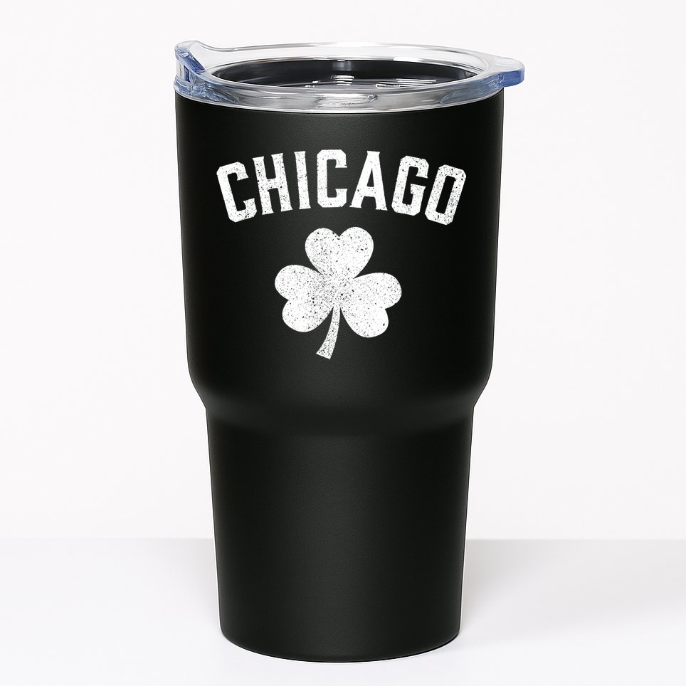 Chicago, St Patrick's Day Patty's Day Shamrock Tee Tumbler