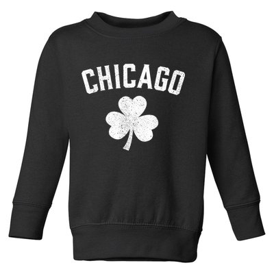Chicago, St Patrick's Day Patty's Day Shamrock Tee Toddler Sweatshirt