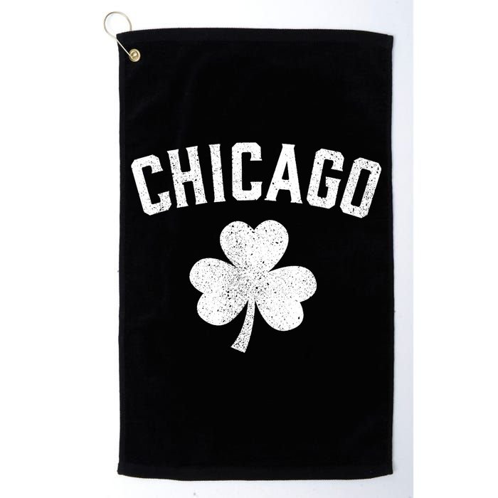Chicago, St Patrick's Day Patty's Day Shamrock Tee Golf Towel