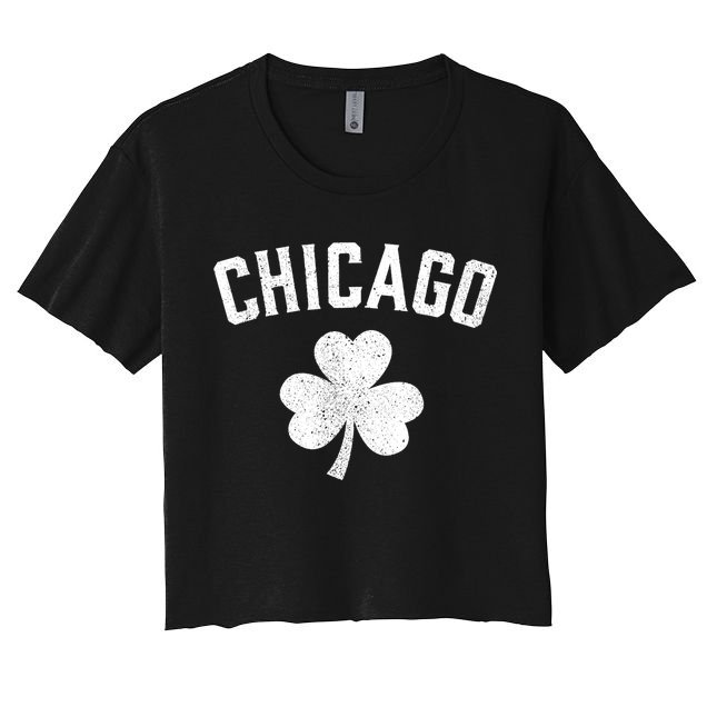 Chicago, St Patrick's Day Patty's Day Shamrock Tee Crop Top