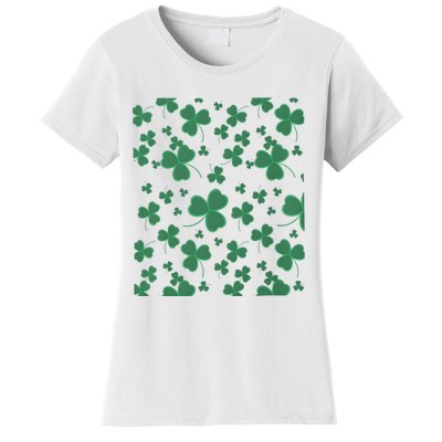 Clover St PatrickS Day Lucky Shamrocks Women's T-Shirt