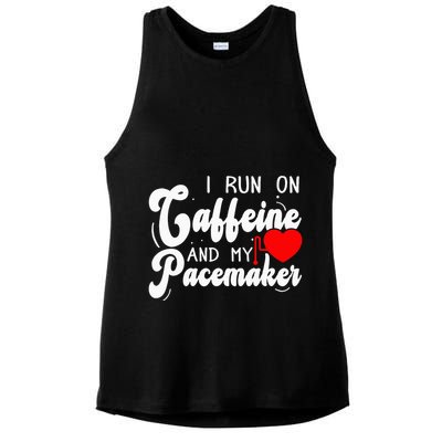 Cardiac Surgery & Pacemaker Open Heart Surgery Ladies PosiCharge Tri-Blend Wicking Tank