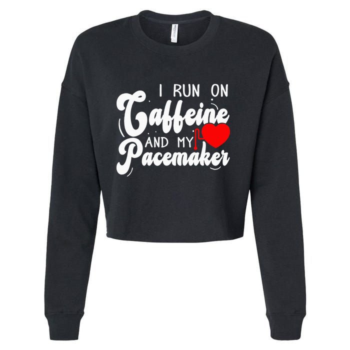 Cardiac Surgery & Pacemaker Open Heart Surgery Cropped Pullover Crew