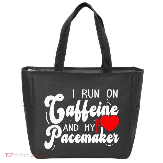 Cardiac Surgery & Pacemaker Open Heart Surgery Zip Tote Bag
