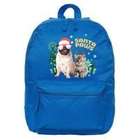 Christmas Santa Paws Gift 16 in Basic Backpack