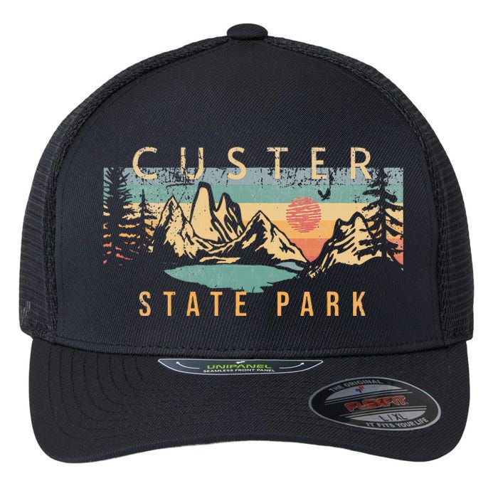 Custer State Park Flexfit Unipanel Trucker Cap