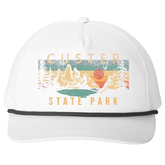 Custer State Park Snapback Five-Panel Rope Hat