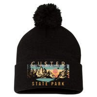 Custer State Park Pom Pom 12in Knit Beanie