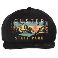 Custer State Park Wool Snapback Cap