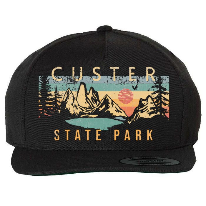 Custer State Park Wool Snapback Cap